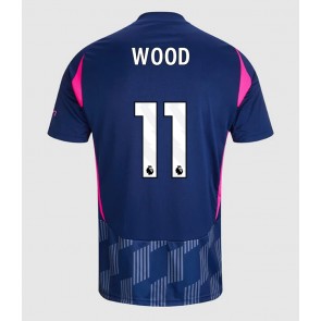 Billiga Nottingham Forest Chris Wood #11 Bortatröja 2024-25 Kortärmad